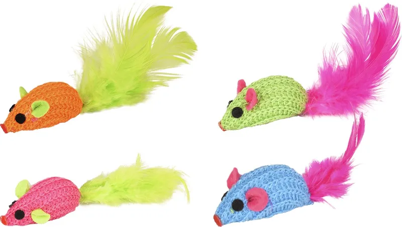 Kattenspeelgoed Vera muis - 2.5 x 10 x 2 cm by Flamingo in Willekeurig – product photo