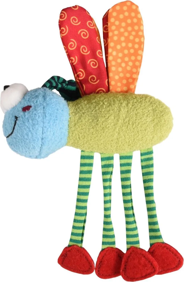 Kattenspeelgoed Yowly Libelle met pootjes - 18 cm de Flamingo en Multicolore – photo produit