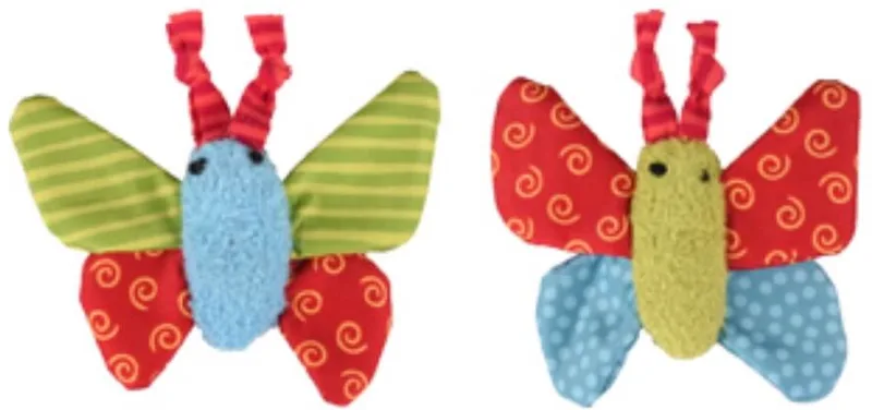 Kattenspeelgoed yowly vlinder - 9 cm by Flamingo in Multicolour – product photo