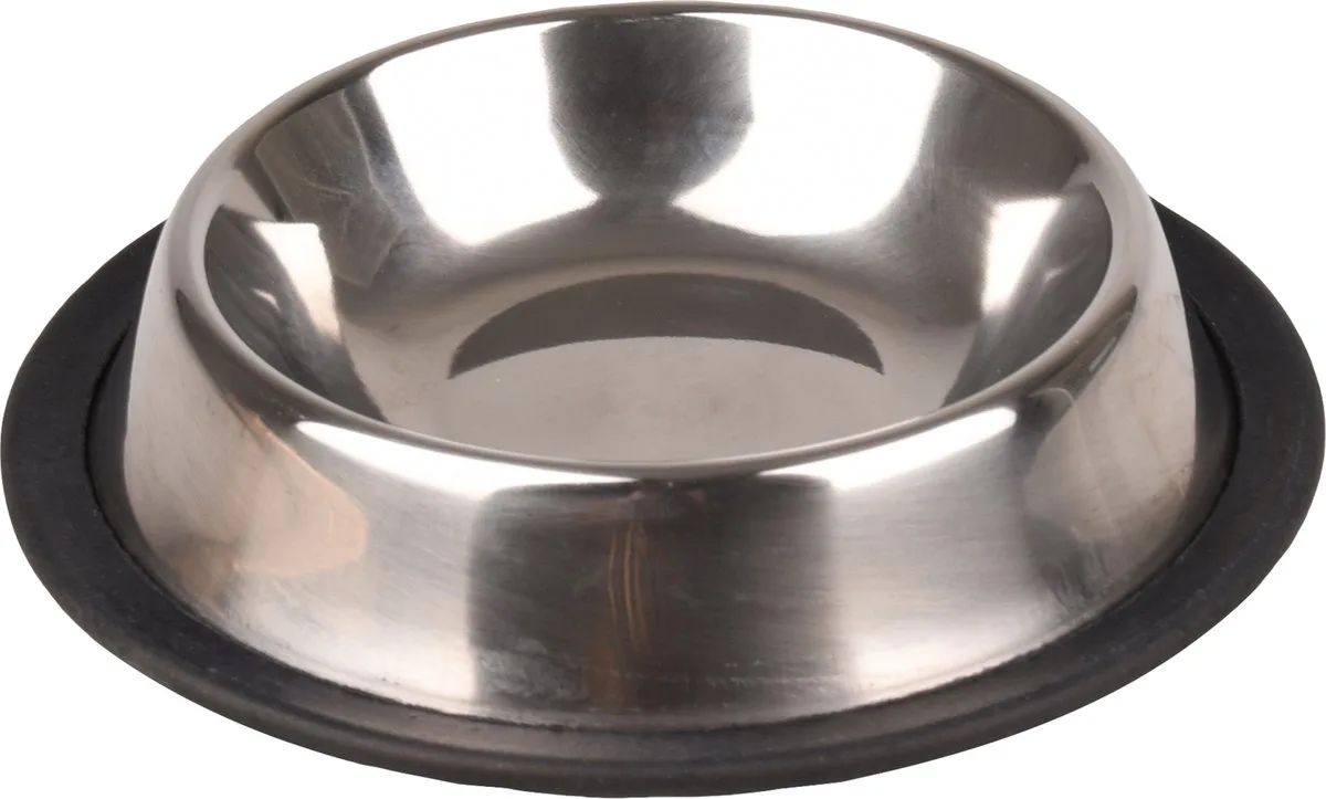 Kattenvoerbak Anti Slip - 11 cm de Flamingo en Argent – photo produit