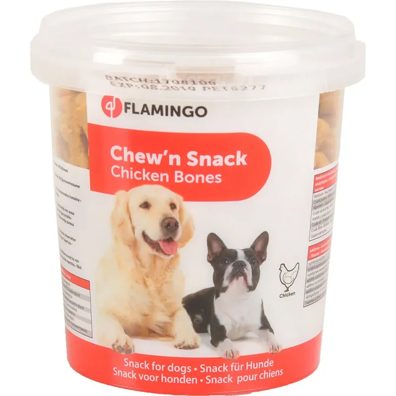 Kauwbotten Kip Hondensnack 500g de Flamingo – photo produit 1 sur 2