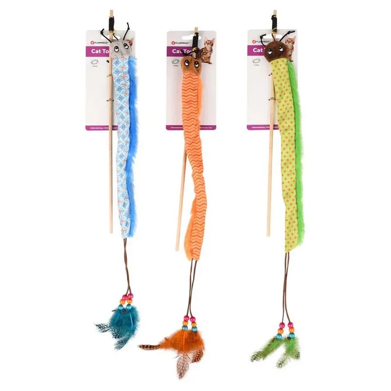 Kirk - Speelgoed Katten - Ps Kirk Hengel+rups Assortiment - 1st - 130022 - 1st de Flamingo en Multicolore – photo produit 6 sur 6