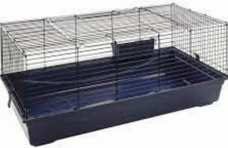 Knaagdieren Kooi Jip - Blauw - Cavia´s - dwergkonijn - 120 cm L - 59 cm B - 50 cm H de Flamingo en Noir – photo produit