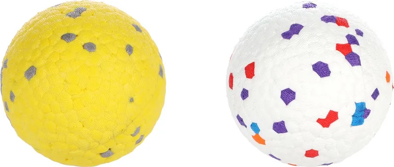 Kona - Speelgoed Honden - Hs E-tpu Kona Wit + Geel 7cm - 1st - 135126 - 1st by Flamingo in Multicolour – product photo