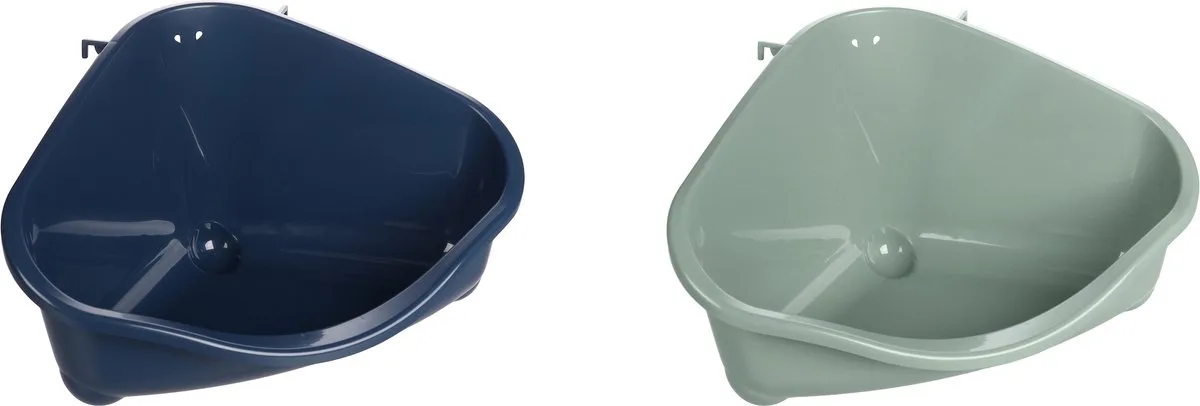 Konijnentoilet Kapi - Knaagdiertoilet - Willekeurige kleur - 1 stuks - 35,5x24,5x18,5cm by Flamingo – product photo