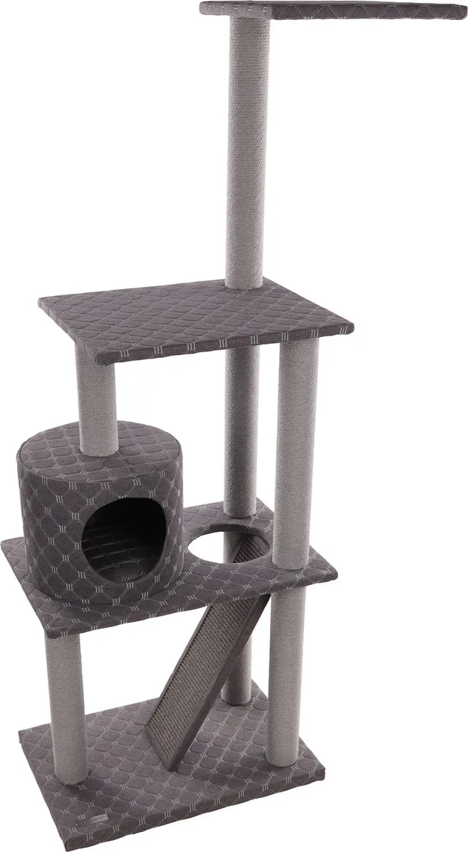 KRABPAAL ALEXANDRA 84x39x153CM de Flamingo en Gris – photo produit