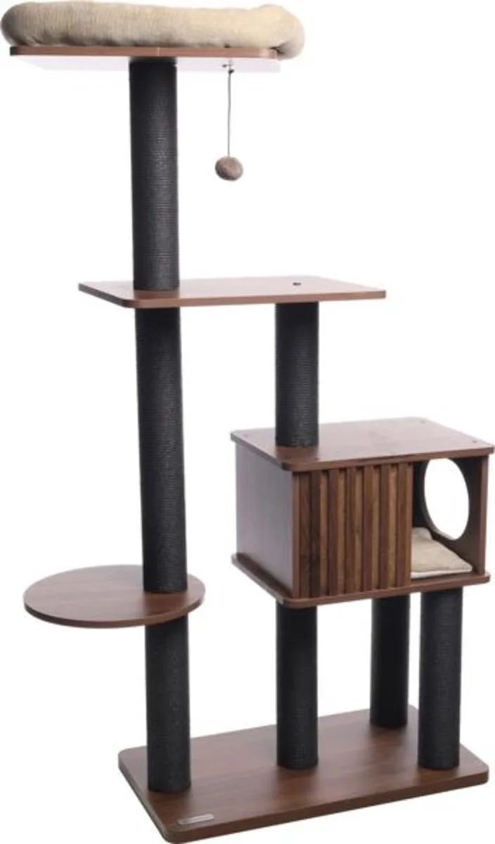 Krabpaal Isabela van Flamingo in Bruin – productfoto