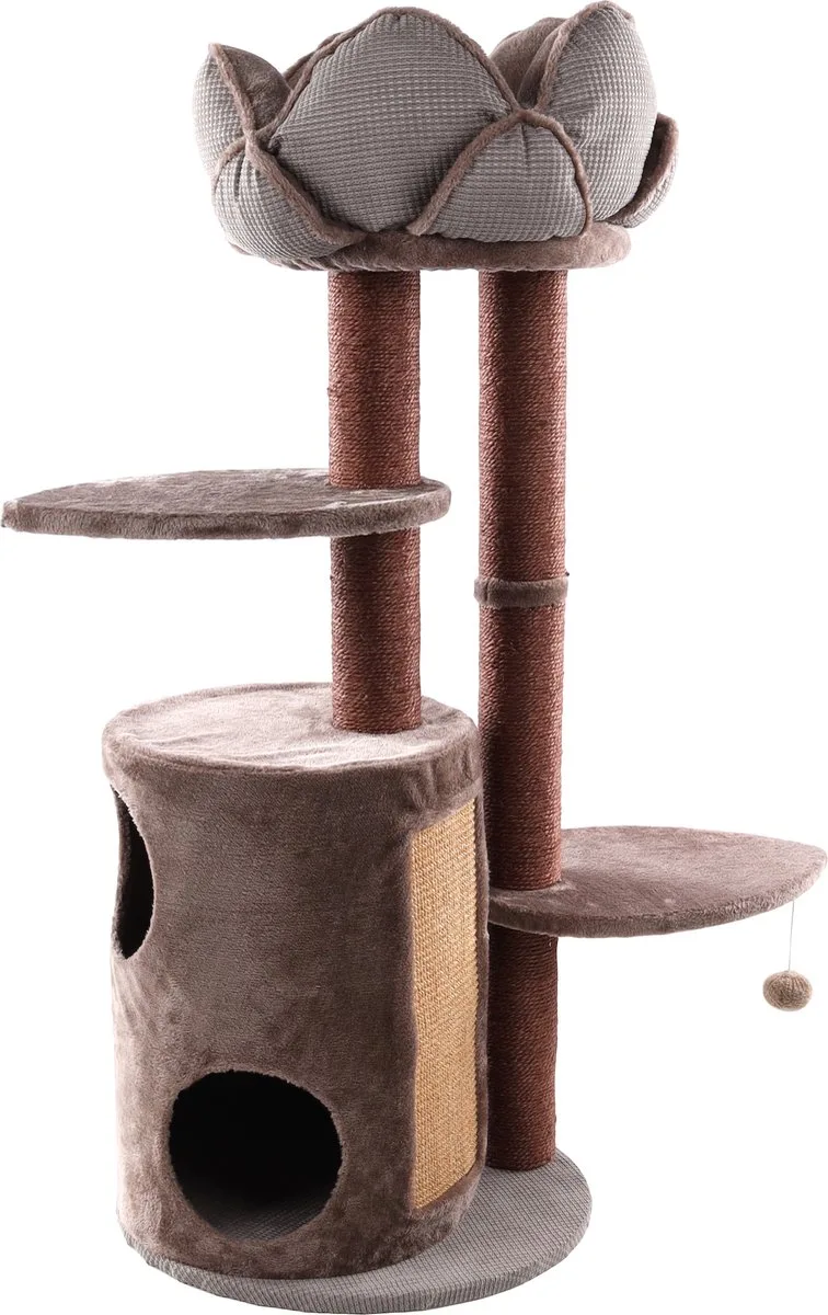 Krabpaal Lotus - 110 cm by Flamingo in Brown – product photo