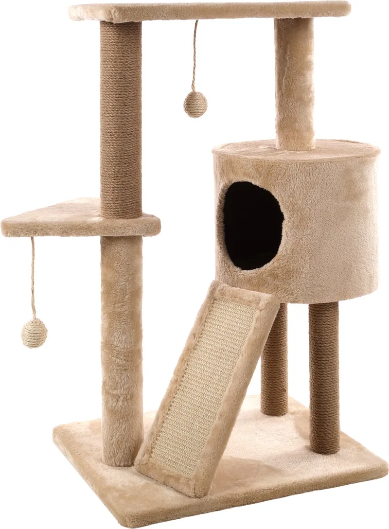 Krabpaal Paradise Beige - Beige - 50 x 42 x 86 cm by Flamingo in Beige – product photo