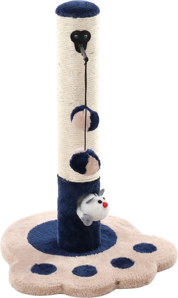 Krabpaal Viva 2 - 37 x 37 x 49 cm by Flamingo in Blue – product photo