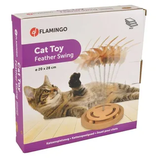 Krabspeelgoed Kitty - Stijlvolle en Duurzame Krabpaal voor Katten - Lichtbruin von Flamingo in Braun – Produktfoto 2 von 3