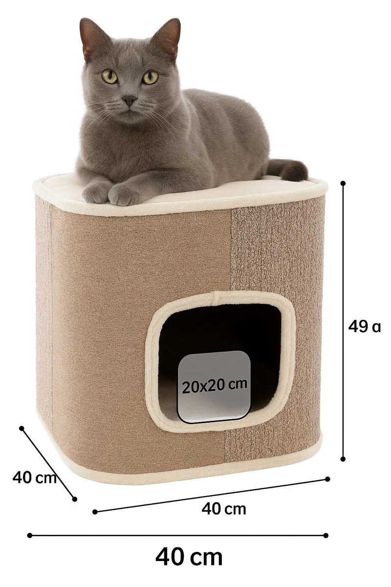 Griffoir Pour Chat George de Flamingo en Beige – photo produit