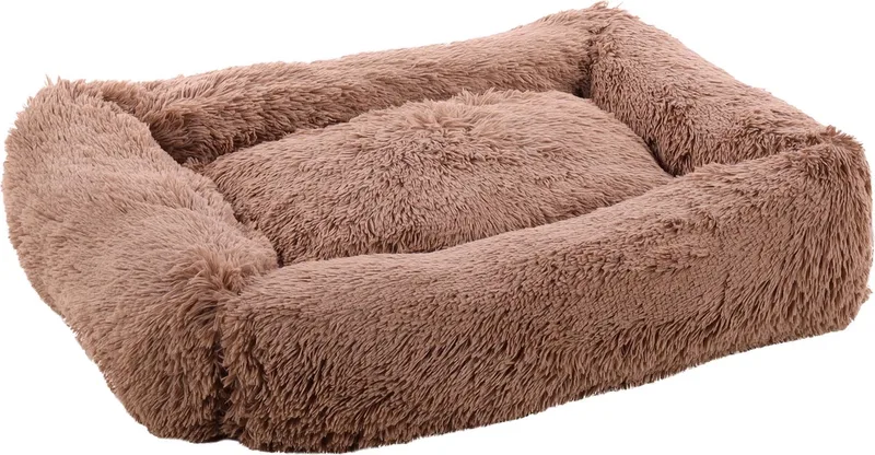 Krems - Mand Honden - Mand Krems Rechthoekig + Rits 80x65x20cm - 1st - 133071 - 1st von Flamingo in Taupe – Produktfoto
