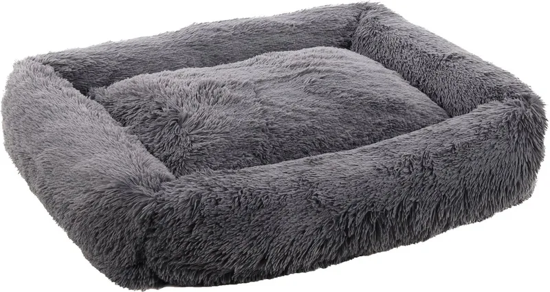 Krems - Mand Honden - Mand Krems Rechthoekig + Rits Donker 100x80x22cm - 1st - 133095 - 1st by Flamingo in Grey – product photo