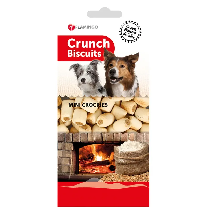 Krokante Koekjes Mini Crockies Hondensnack 500g by Flamingo – product photo 1 of 2