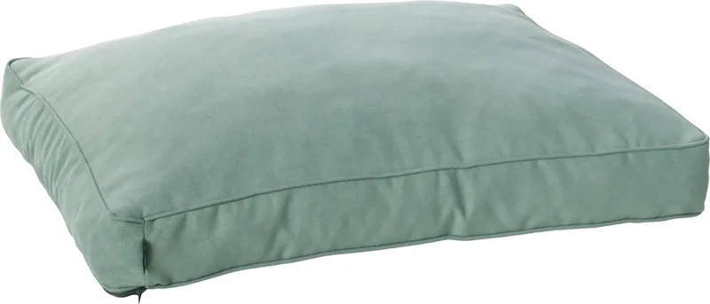 Kussen Argon Rechthoekig Groen - 80 x 60 x 10 cm - Hondenmand - Hondenkussen de Flamingo – photo produit