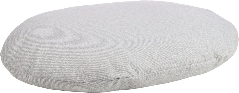 Kussen Baleno Ovaal - 100 x 76 x 10 cm - Hondenmand - Hondenkussen by Flamingo in Light grey – product photo