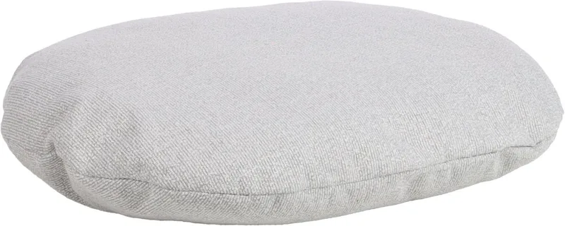Kussen Baleno Ovaal - 70 x 56 x 8 cm - Hondenmand - Hondenkussen von Flamingo in Hellgrau – Produktfoto