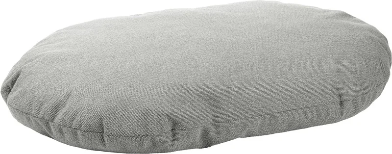 Kussen Baleno Ovaal Grijs - 120 x 84 x 12 cm - Hondenmand - Hondenkussen by Flamingo – product photo
