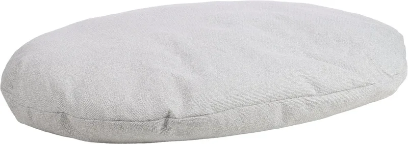 Kussen Baleno Ovaal Lichtgrijs - 110 x 80 x 12 cm - Hondenmand - Hondenkussen by Flamingo – product photo