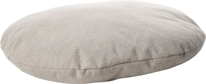 Kussen Baleno Ovaal Taupe - 90 x 66 x 10 cm - Hondenmand - Hondenkussen de Flamingo – photo produit