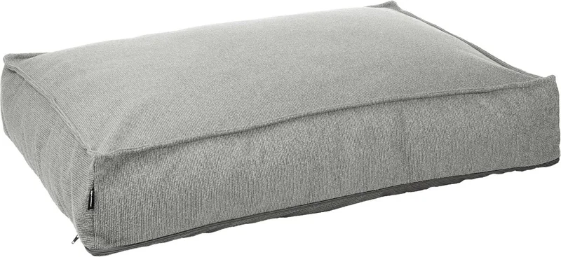 Kussen Baleno Rechthoekig - 100 x 70 x 18 cm - Hondenmand - Hondenkussen von Flamingo in Grau – Produktfoto