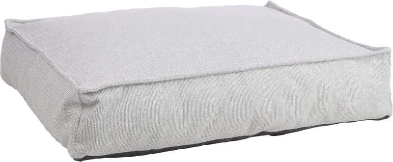 Kussen Baleno Rechthoekig Lichtgrijs - 80 x 60 x 18 cm - Hondenmand - Hondenkussen by Flamingo – product photo