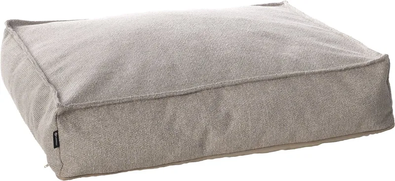 Kussen Baleno Rechthoekig Taupe - 80 x 60 x 18 cm - Hondenmand - Hondenkussen de Flamingo – photo produit