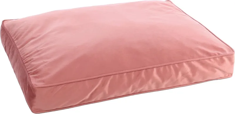 Kussen Elena Rechthoekig Oudroze - 80 x 60 x 10 cm - Hondenmand - Hondenkussen by Flamingo – product photo