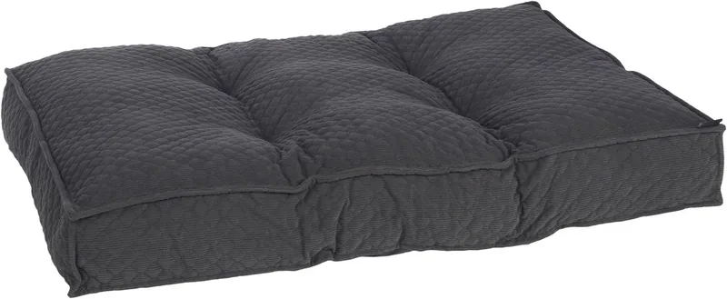 Kussen Fahra Rechthoekig - 100 x 70 x 12 cm - Hondenmand - Hondenkussen de Flamingo en Gris foncé – photo produit