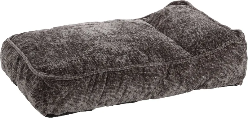 Kussen Glanda Rechthoekig Grijs - 75 x 50 x 12 cm - Hondenmand - Hondenkussen von Flamingo – Produktfoto
