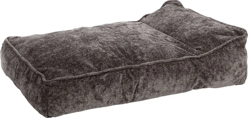 Kussen Glanda Rechthoekig Grijs - 90 x 60 x 15 cm - Hondenmand - Hondenkussen by Flamingo – product photo