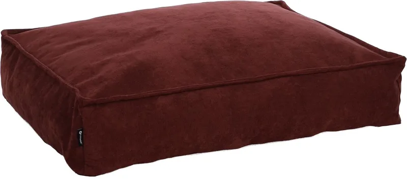 Kussen Ikona Rechthoekig Rood - 80 x 60 x 18 cm - Hondenmand - Hondenkussen de Flamingo – photo produit