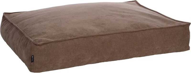 Kussen Ikona Rechthoekig Taupe - 100 x 70 x 18 cm - Hondenmand - Hondenkussen de Flamingo – photo produit