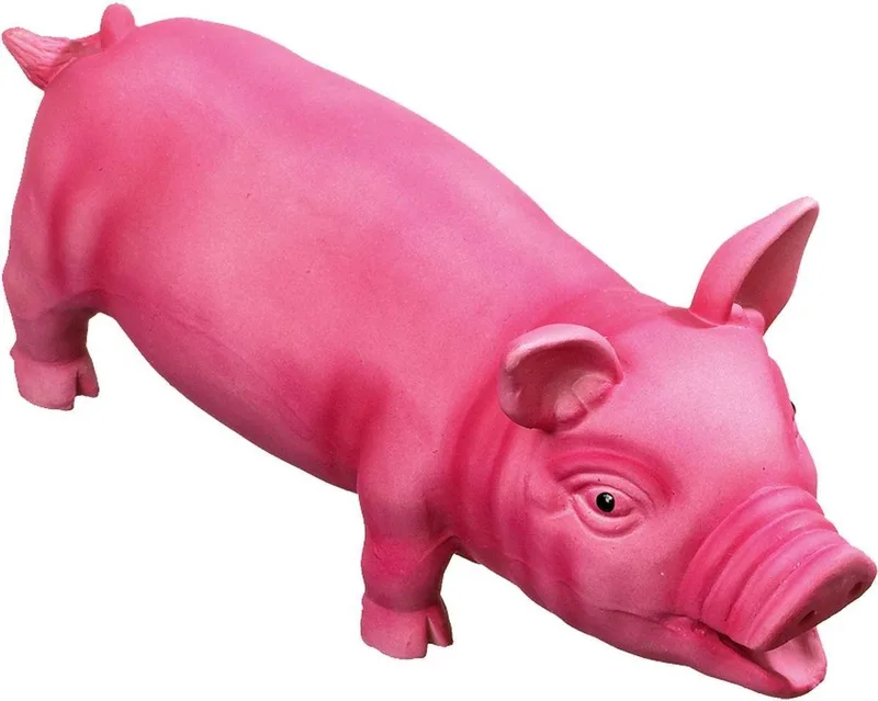 Latex Varken - Hondenspeelgoed - 33 cm by Flamingo in Pink – product photo