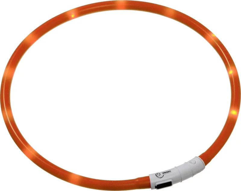 Led Halsband flamingo 70 cm by Flamingo in Orange – product photo