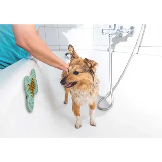 Likmat "Yummee" – Muntgroen – S – 15 x 8,6 x 1,9 cm – Antischrok Likmat voor Kleine Honden en Katten von Flamingo in Grün – Produktfoto 4 von 5