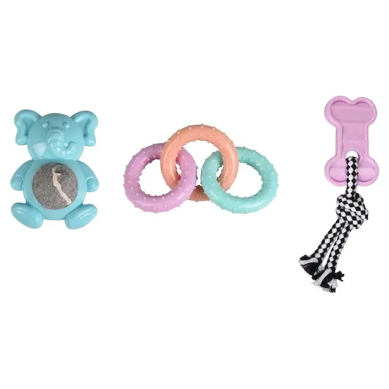 Loekie 3 Tpr Hondenspeeltje de Flamingo – photo produit