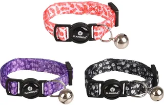 Loulou - Halsband Katten - Kittenhalsband Loulou 15/22cm 10mm Assortiment - 1st - 128410 - 1st de Flamingo en Multicolore – photo produit 1 sur 6