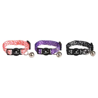 Loulou - Halsband Katten - Kittenhalsband Loulou 15/22cm 10mm Assortiment - 1st - 128410 - 1st de Flamingo en Multicolore – photo produit 3 sur 6
