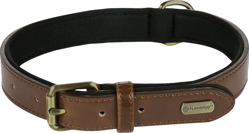 Lyabo Met Neopreen - Halsband Honden - Halsband Lyabo L 42-52cm 25mm - 1st - 123627 - 1st by Flamingo in Brown – product photo