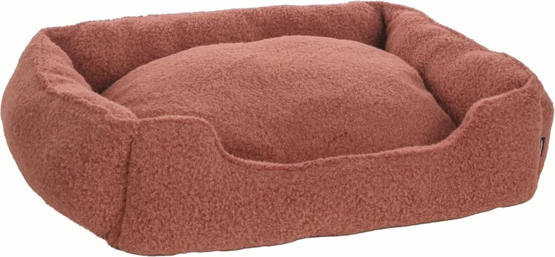 Mand Adeline Rechthoekig Terracotta - 80 x 67 x 22 cm - Hondenmand - Hondenkussen de Flamingo – photo produit