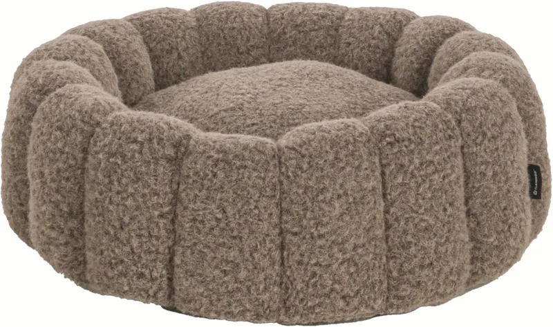 Mand Adeline Rond Bruin - 50 x 50 x 35 cm - Hondenmand - Hondenkussen fra Flamingo – produktbillede