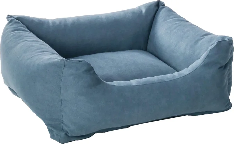 Mand Argon Rechthoekig Blauw - 80 x 67 x 22 cm - Hondenmand - Hondenkussen de Flamingo – photo produit