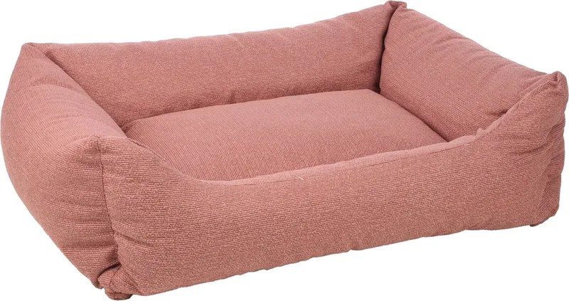 Mand Baleno Rechthoekig - 100 x 80 x 25 cm - Hondenmand - Hondenkussen de Flamingo en Rouge – photo produit