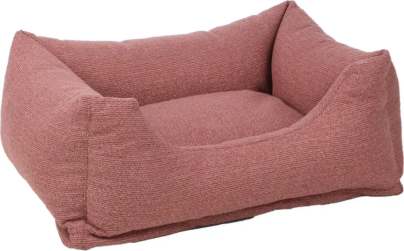 Mand Baleno Rechthoekig - 65 x 50 x 20 cm - Hondenmand - Hondenkussen von Flamingo in Rot – Produktfoto