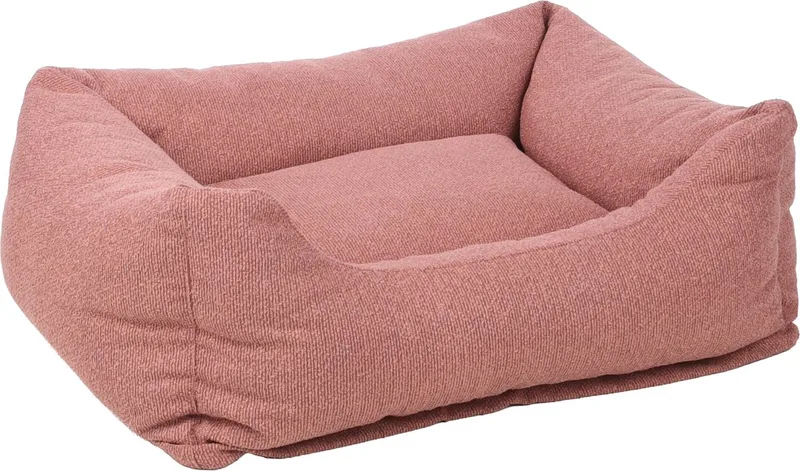 Mand Baleno Rechthoekig - 80 x 67 x 22 cm - Hondenmand - Hondenkussen de Flamingo en Rouge – photo produit