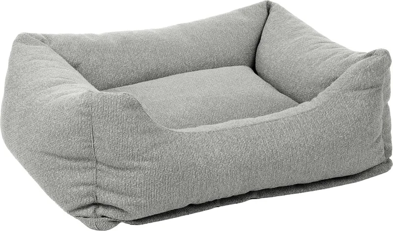 Mand Baleno Rechthoekig - 80 x 67 x 22 cm - Hondenmand - Hondenkussen von Flamingo in Grau – Produktfoto