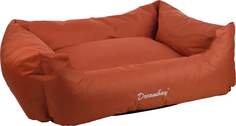 Mand Dreambay® Rechthoekig - 120 x 95 x 28 cm - Hondenmand - Hondenkussen von Flamingo in Terracotta – Produktfoto