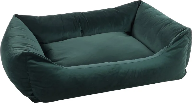 Mand Elena Rechthoekig - 100 x 80 x 25 cm - Hondenmand - Hondenkussen by Flamingo in Green – product photo